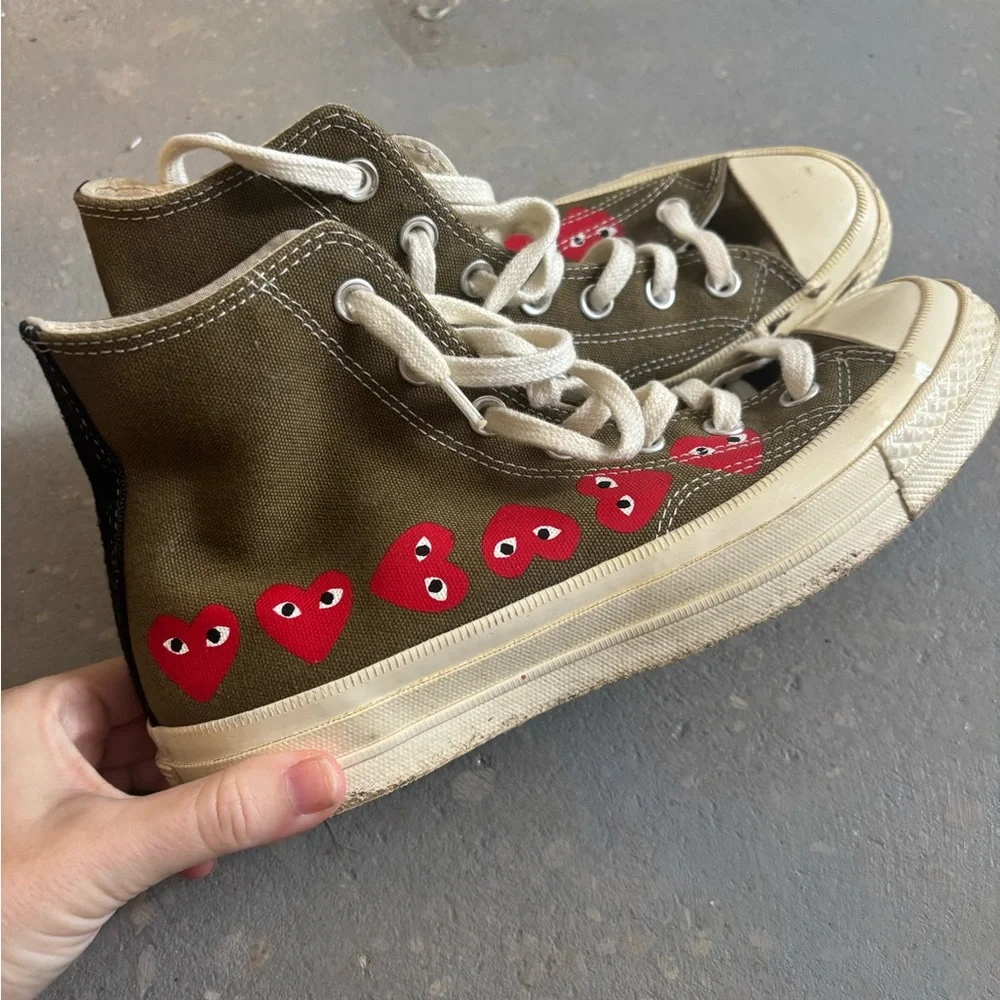 Comme des Garcons PLAY olive high